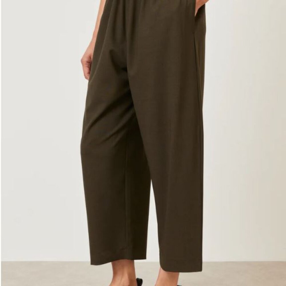 Eskandar Tan Brown Japanese Trouser